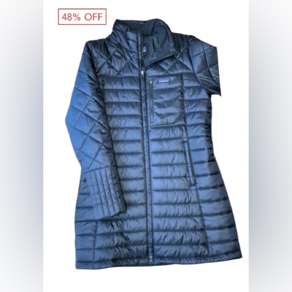 WOMEN'S L - BLACK PATAGONIA RADALIE PARKA